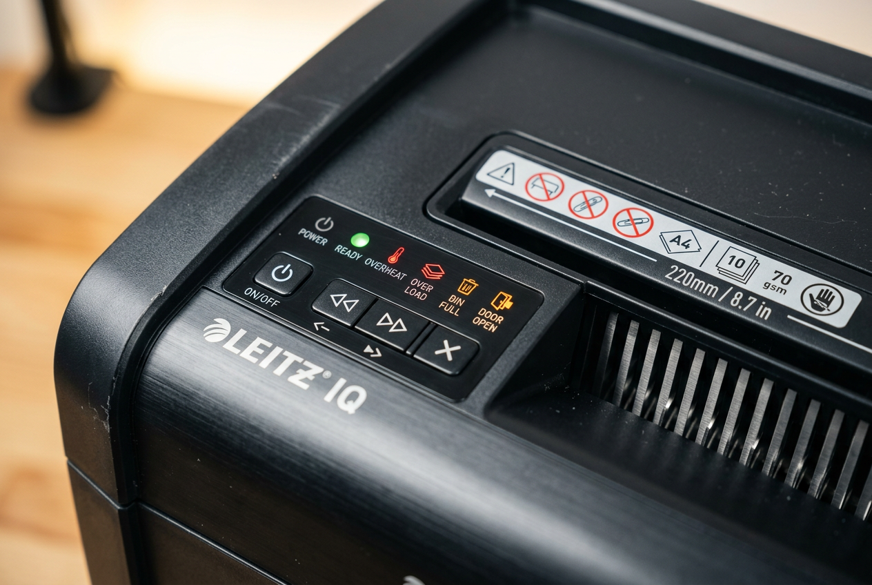 Leitz 80090000 IQ Home Office Aktenvernichter test